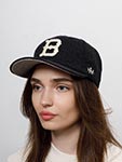 Бейсболка AMERICAN NEEDLE арт. SMU670A-BRG Brooklyn Royal Giants Archive Legend NL (черный)